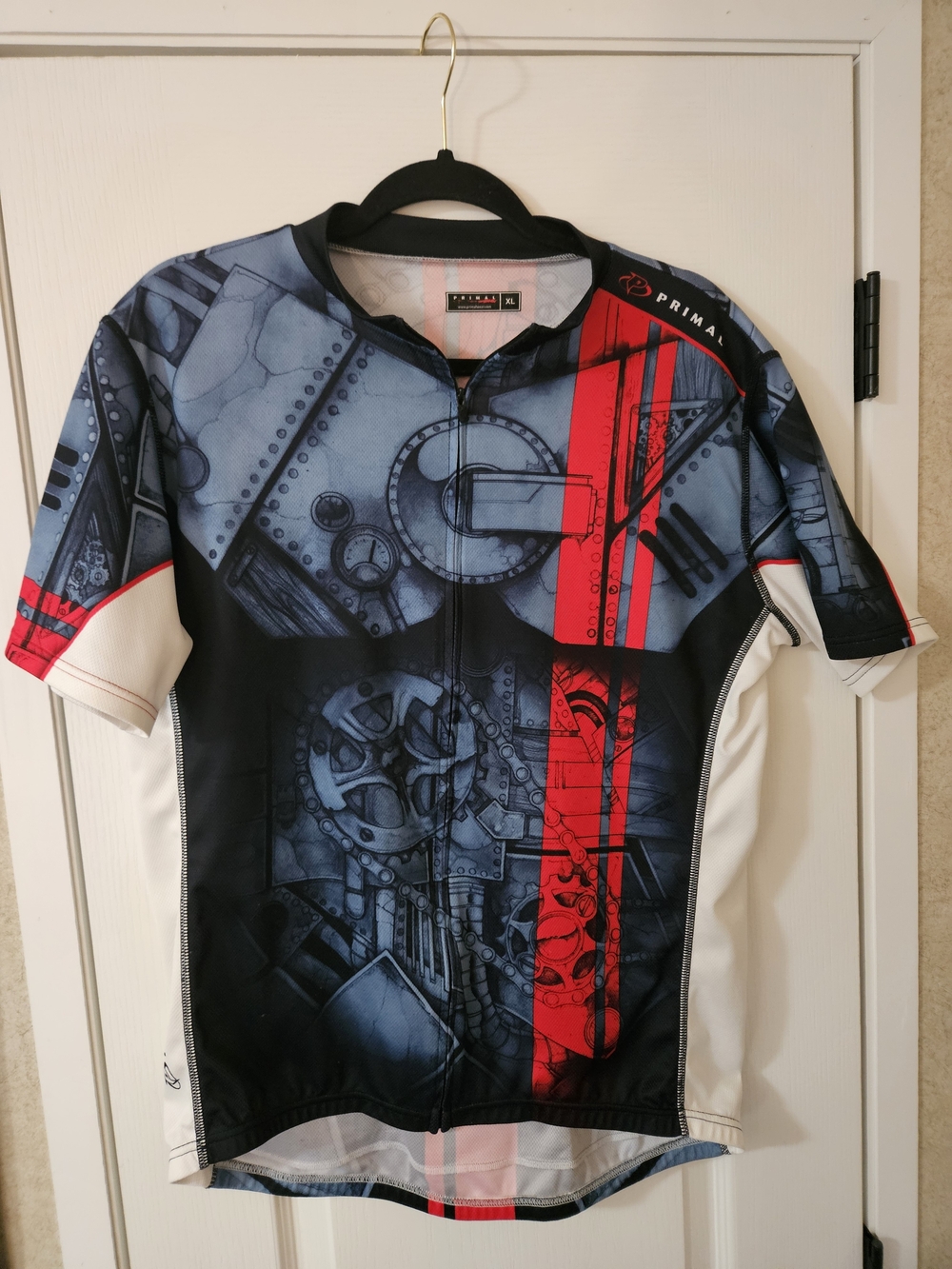 Primal Men’s Red & Black Cycling Jersey